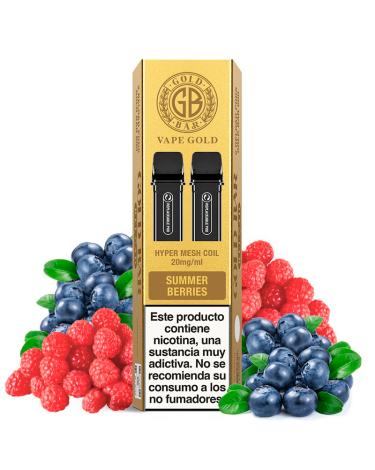 Cartuchos Summer Berries 2ml (2 Uds) - Gold Bar