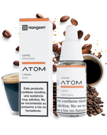 Coffee 10ml - Hangsen Atom SEM NICOTINA