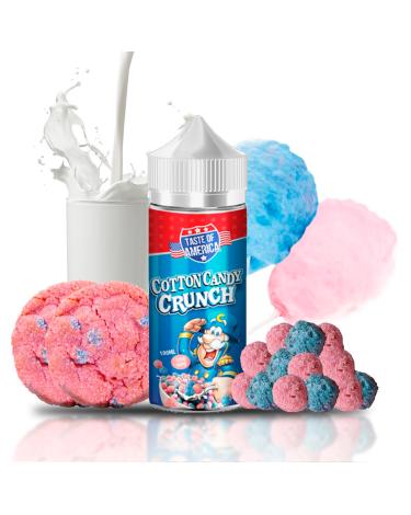 COTTON CANDY CRUNCH Taste Of America 100ml + Nicokits