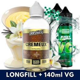 Cremeux 50ml Aroma (Longfill) Drip Hacks + 140ml VG Fast