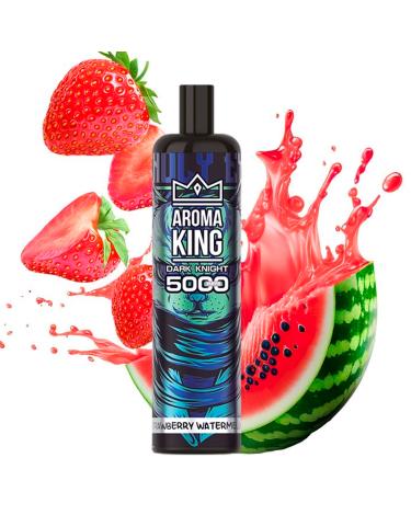 Descartável 5000 Puff Watermelon Strawberry - Aroma King SEM NICOTINA