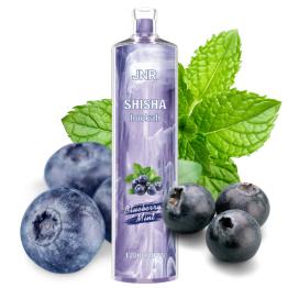 Descartável BLUEBERRY MINT Shisha Hookah JNR 12000 Puff SEM NICOTINA