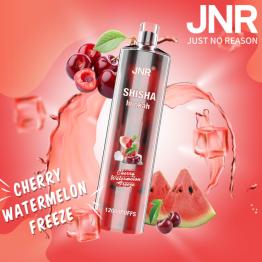 Descartável CHERRY WATERMELON FREEZE Shisha Hookah JNR 12000 Puff SEM NICOTINA