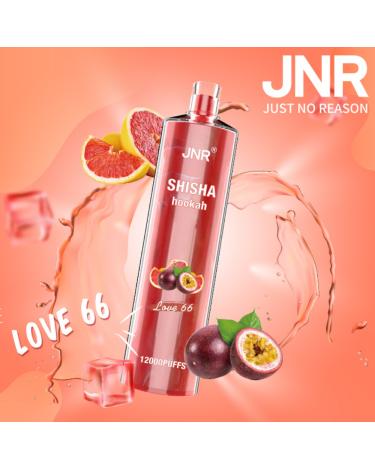 Descartável LOVE 66 Shisha Hookah JNR 12000 Puff SEM NICOTINA