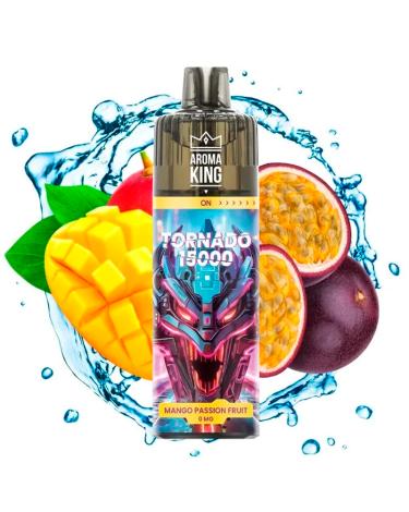 Descartável Mango Passion Fruit 15000 Puff SEM NICOTINA - Aroma King