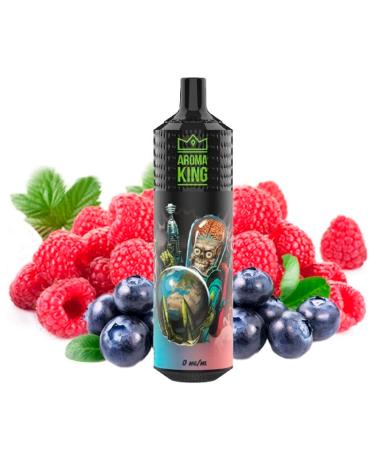 Descartável Mars Blueberry Raspberry 9000 Puff - SEM NICOTINA - Aroma King