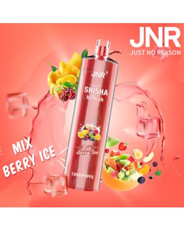 Descartável MIX BERRY ICE Shisha Hookah JNR 12000 Puff SEM NICOTINA