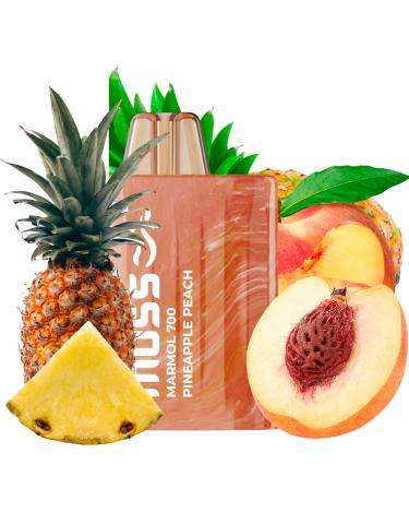 Descartável PINEAPPLE PEACH Muss Marmol 700 Puff  20mg