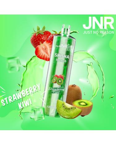 Descartável STRAWBERRY KIWI Shisha Hookah JNR 12000 Puff SEM NICOTINA