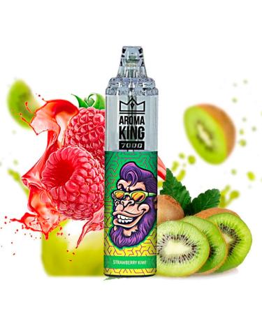 Descartável STRAWBERRY KIWI Tornado 7000 Puff SEM NICOTINA - Aroma King