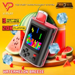 Descartável VPlay Watermelon Breeze 20000 Puffs - CraftBox (SEM NICOTINA)