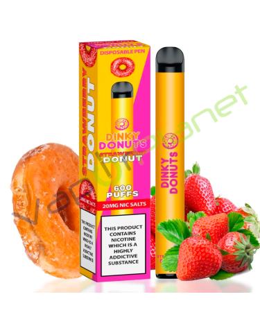 Dinky Donut STRAWBERRY DONUT 20mg Salt - Descartável