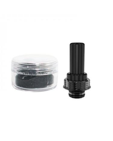 Drip Tip Long 510 - Black + Black - ThunderHead Creations