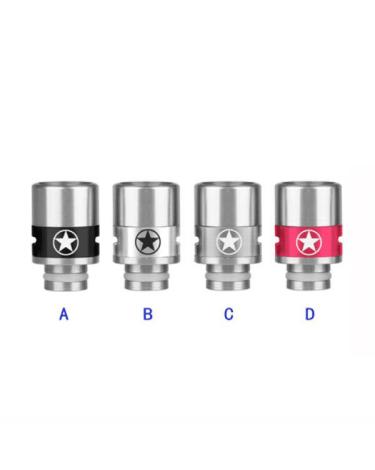 Drip Tip SS com controle de ar ajustável(510)