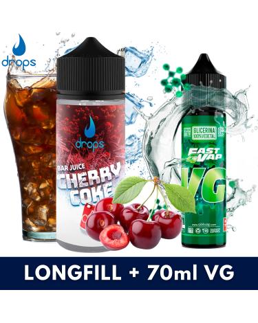 Drops Bar Juice Cherry Coke Ice Aroma 60ml + VG FAST 70ML