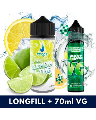 Drops Bar Juice Lemon Lime Ice Aroma 60ml + VG FAST 70ML