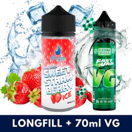 Drops Bar Juice Sweet Strawberry Ice Aroma 60ml + VG FAST 70ML