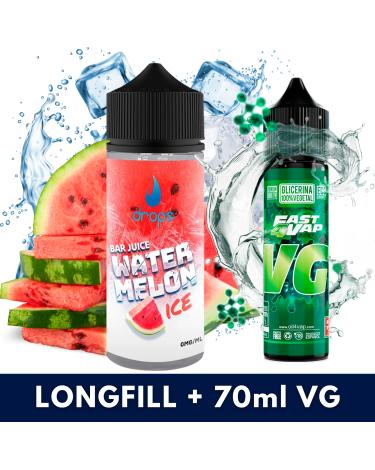 Drops Bar Watermelon Ice Aroma 60ml + VG FAST 70ML