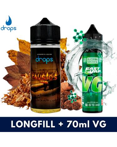 Drops Fausto Aroma 40ml Longfill + VG FAST 70ML