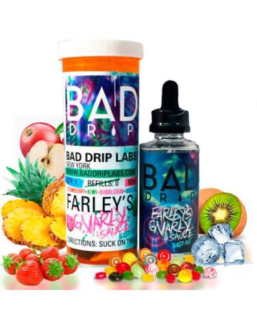 Farley´s Gnarly Sauce – Bad Drip 50ML + Nicokit Gratis (60ml a 3mg)