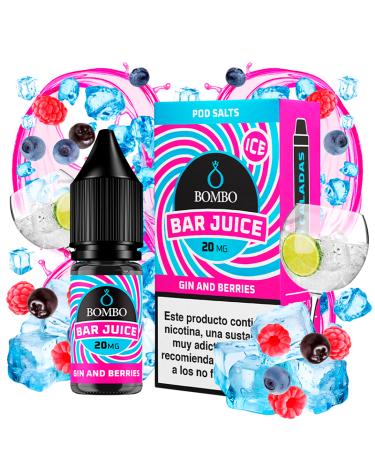 Gin & Berries Ice 10ml - Bar Juice by Bombo