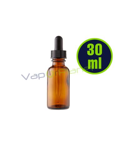 Conta-gotas de vidro ÂMBAR 30ml - Botes Cristal Vapeo