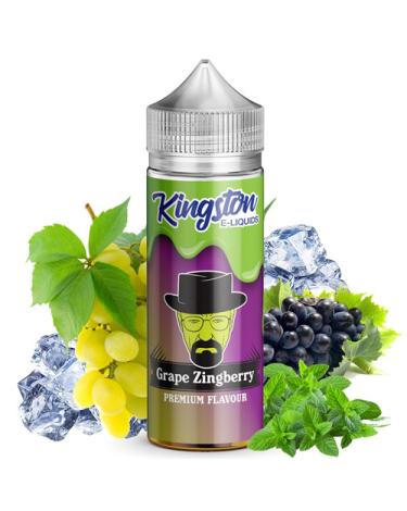 Grape Zingberry Kingston E-liquids 100ml + Nicokits Gratis