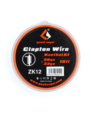 Hilo Resistivo Clapton Kanthal A1 y NI80 (26Ga + 32Ga) - Geekvape