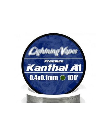 Fio Resistivo KANTHAL A1 7.5 Metros (25´) - Lightning Vapes 0.4x0.1