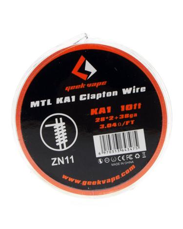 Hilo Resistivo MTL KA1 Clapton Wire 10ft (28*2+38ga) - Geekvape