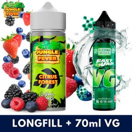 Jungle Fever Citrus Forest 24ml (Longfill) + VG FAST 70ML