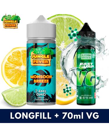 Jungle Fever Monsoon Breeze 24ml (Longfill) + VG FAST 70ML