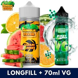 Jungle Fever Safari Sunset 24ml (Longfill) + VG FAST 70ML