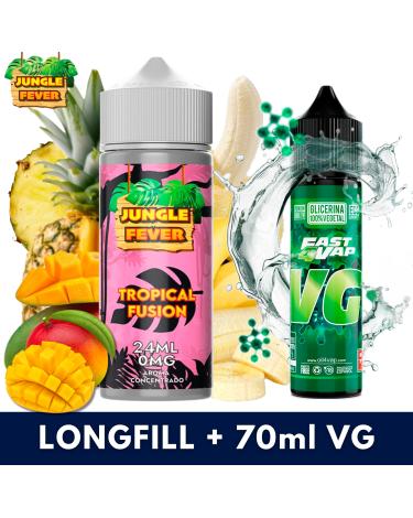 Jungle Fever Tropical Fusion 24ml (Longfill) + VG FAST 70ML