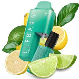 Kit Descartável Lemon Lime 20mg AF5000 ELFBAR - 5000 Puffs (Cartucho de 2ml + Frasco de 10ml)