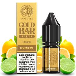 Lemon Lime 10ml - Gold Bar Salts 20mg