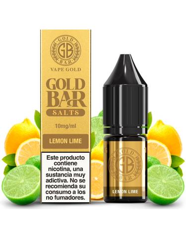 Lemon Lime 10ml - Gold Bar Salts 20mg