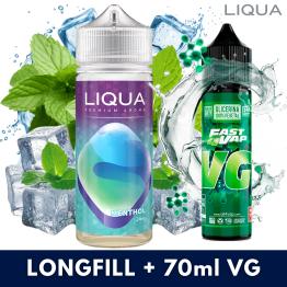 Liqua Menthol Aroma 24ml (Longfill) + VG FAST 70ML