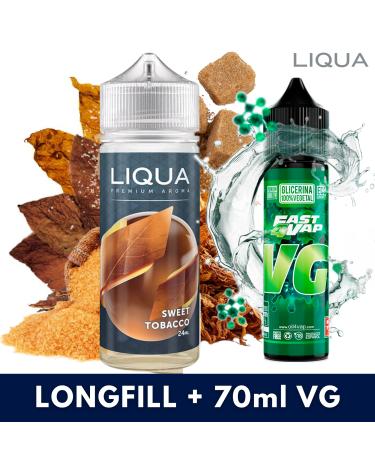 Liqua Sweet Tobacco Aroma 24ml (Longfill) + VG FAST 70ML