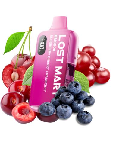 Descartável LOST MARY BM6000 | Blueberry Cherry Cranberry | 6000 puffs 20mg by ElfBar