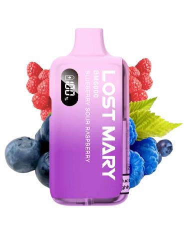 Descartável LOST MARY BM6000 | Blueberry Sour Raspberry | 6000 puffs 20mg by ElfBar