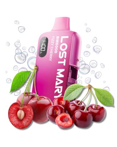 Descartável LOST MARY BM6000 | Fizzy Cherry | 6000 puffs 20mg by ElfBar