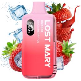 Descartável LOST MARY BM6000 | Strawberry Ice | 6000 puffs 20mg by ElfBar