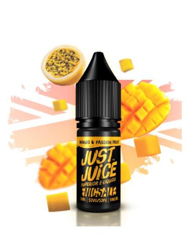 MANGO & PASSION FRUIT - JUST JUICE SALT 10 ml - 5mg-11 mg y 20 mg - Líquido con SALES DE NICOTINA