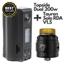 Mod BF Topside Dual 10ml 200w + Tauren Solo RDA V1.5