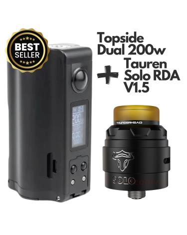 Mod BF Topside Dual 10ml 200w + Tauren Solo RDA V1.5