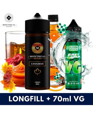 Montreal Original Canadian Aroma 30ml (Longfill) + VG FAST 70ML