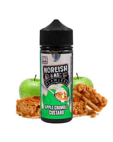 Moreish As Flawless Custards APPLE CRUMBLE 100ml + Nicokits Gratis