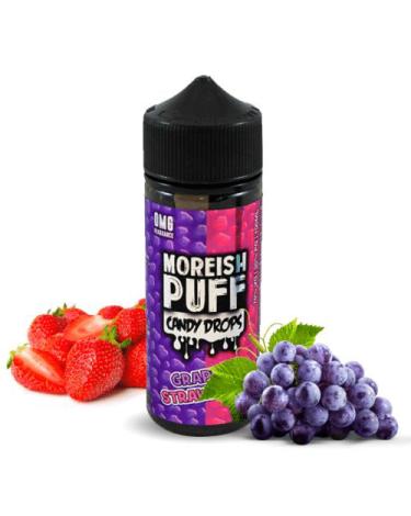 Moreish Puff CANDY DROPS GRAPE STRAWBERRY 100ml - Liquidos Moreish Puff