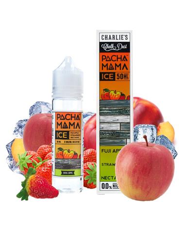 ▲ PACHAMAMA eJuice ICE FUJI APPLE STRAWBERRY NECTARINE 50 ml + Nicokit Gratis